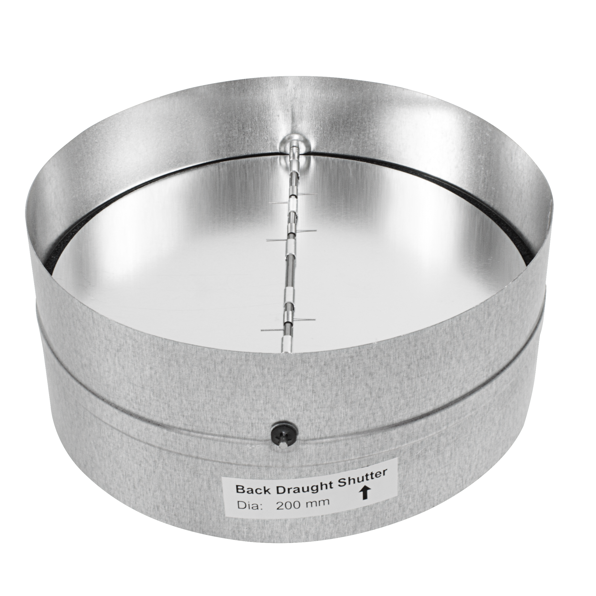 Back Draft Damper Shutter